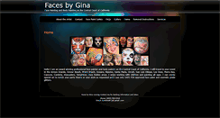 Desktop Screenshot of facesbygina.com